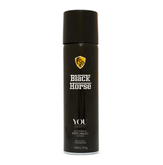 Desodorante Perfumado Black Horse For Men YOU Cosmetic 150ml