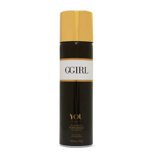 Desodorante Perfumado Ggirl For Women YOU Cosmetic 150ml