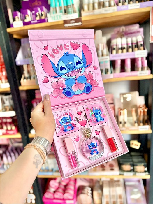 Kit De Maquiagem E Perfume Infantil Lilo & Stitch Disney