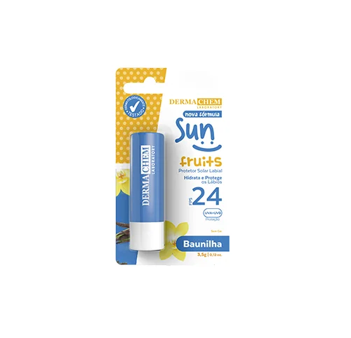 Protetor Labial Sun FPS 24 Baunilha Dermachem