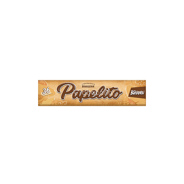 Seda Papelito Brown King Size C/ 36 Folhas