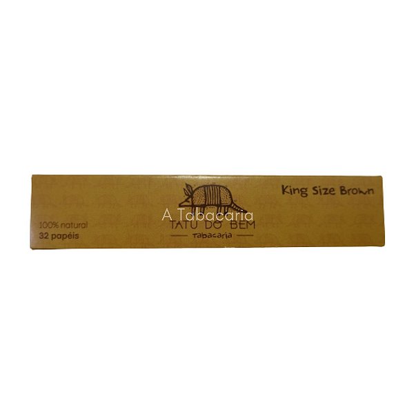 Seda Tatu Do Bem King Size Brown C/ 32 Folhas