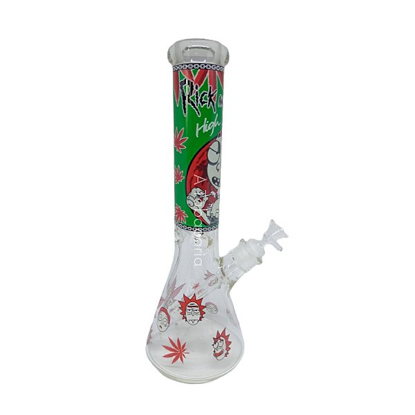 Bong De Vidro Rick And Morty Grande - Modelo 2
