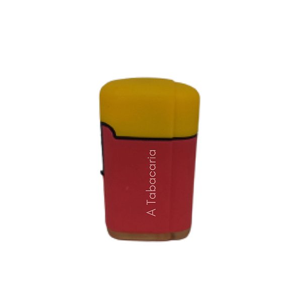 Maçarico Emborrachado Biocolor Vermelho/Amarelo - 1 Chama