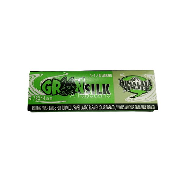 Seda Himalaya Spliff 3D Green 1 1/4 Large C/ 50 Folhas
