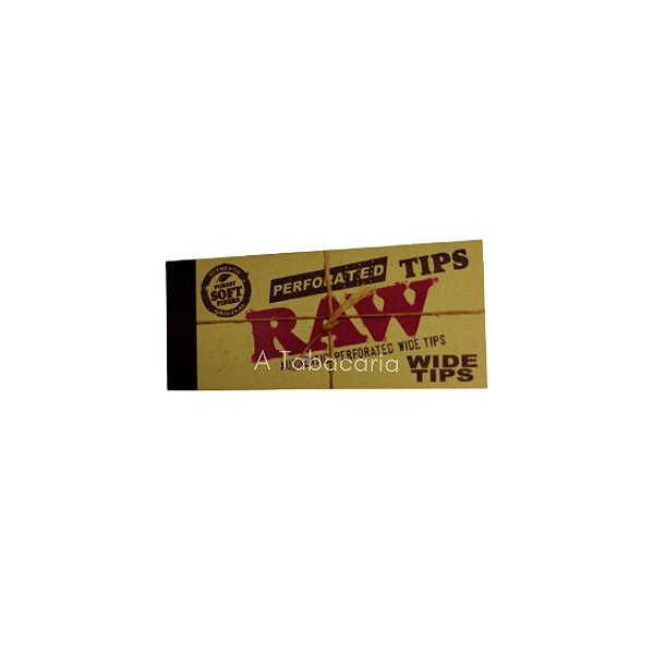 Piteira De Papel Raw Perforated C/ 50 Folhas