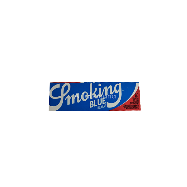 Seda Para Bolar Smoking Blue Regular C/ 60 Folhas