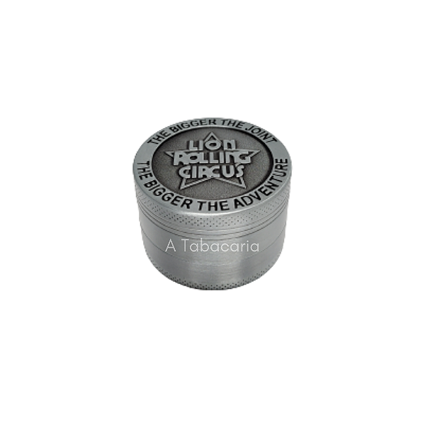 Dichavador De Metal Lion Rolling Circus Prata - 5cm