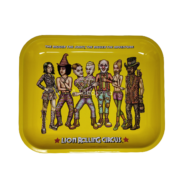 Bandeja Para Bolar De Metal Turma Lion Rolling Circus - Grande