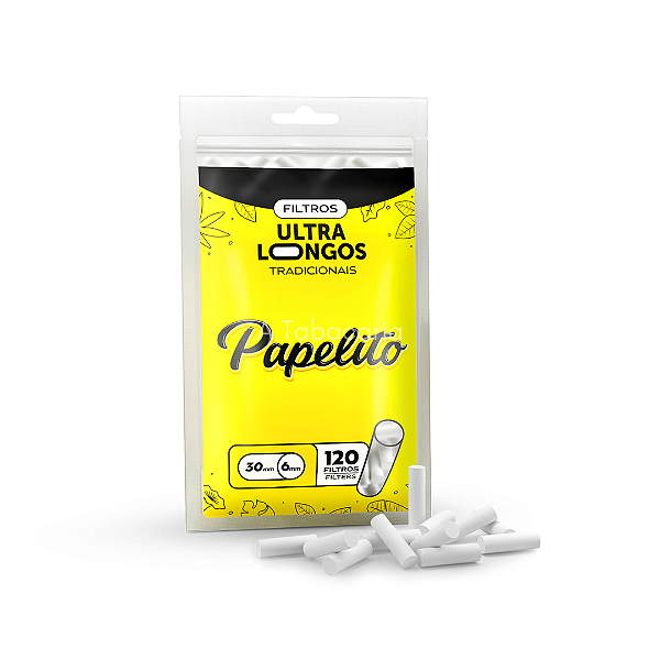 Filtros Papelito Tradicional Ultra Longo - Pacote C/ 120