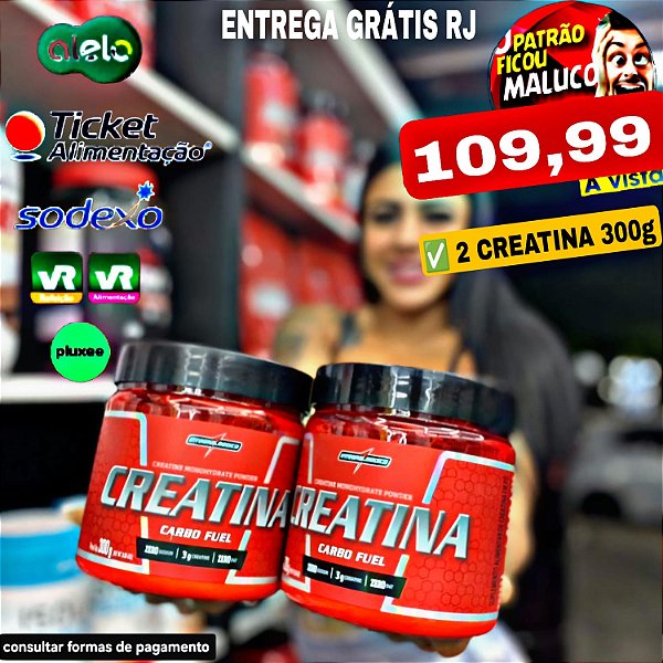 COMBO 2 CREATINA 300G INTEGRAL FULL