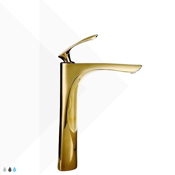 Torneira Monocomando Luxo Gold