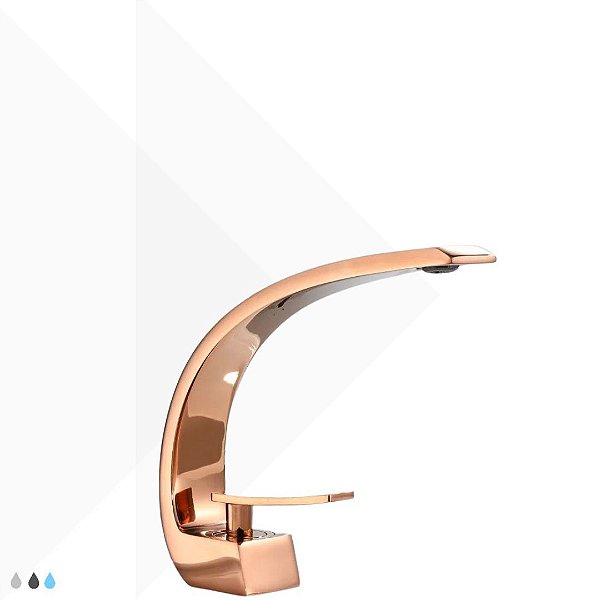 Torneira Monocomando Angara - Rose Gold