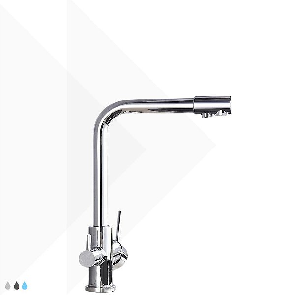 Torneira Monocomando Simple com Filtro - Cromado