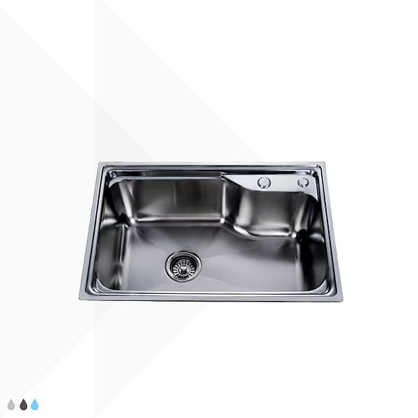 Cuba Pia de Cozinha em Inox 304 Gourmet com Acessórios