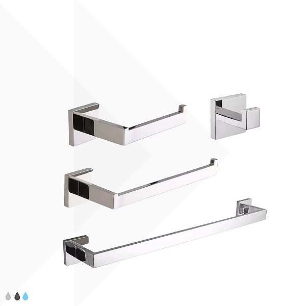 Kit Metais Linear - Black