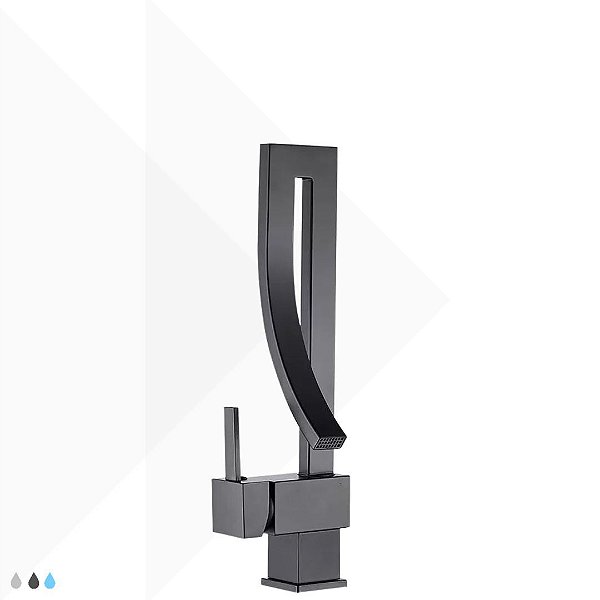 Torneira Monocomando Venezia - Black