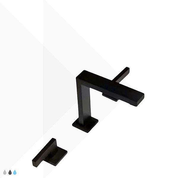 Torneira Duplo Comando Valence - Black