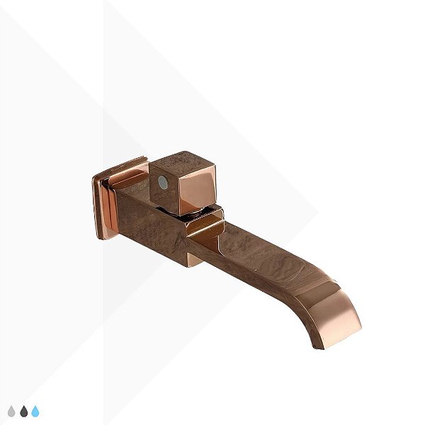 Torneira de Parede Nice - Rose Gold
