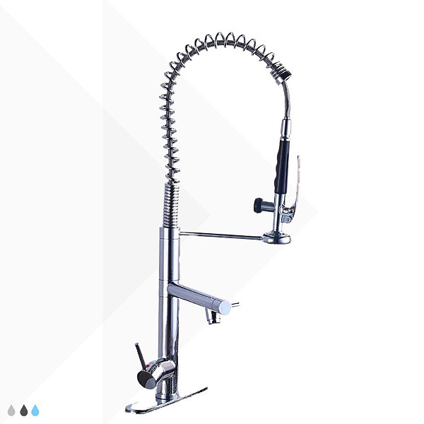 Torneira Monocomando Gourmet High- Cromado