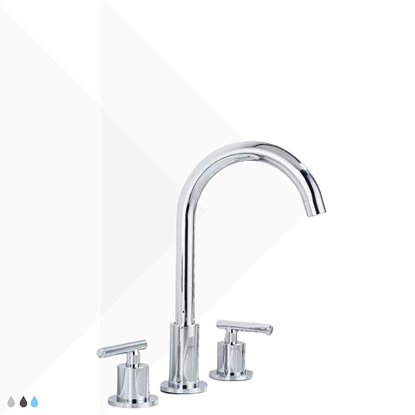 Torneira Duplo Comando Calini - Cromada