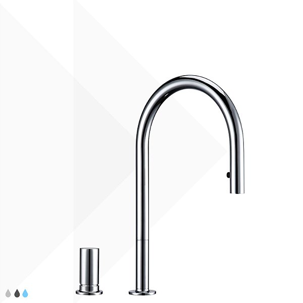 Torneira Monocomando Gourmet Manopla separada - Cromado