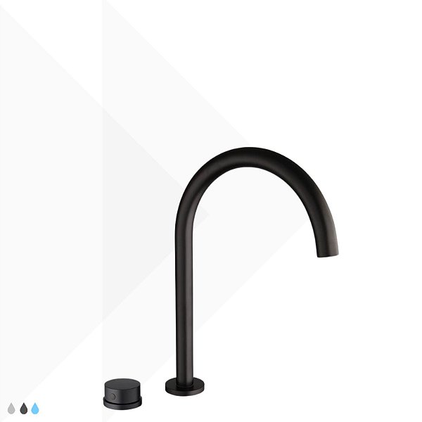 Torneira Monocomando Lay Manopla separada - Black