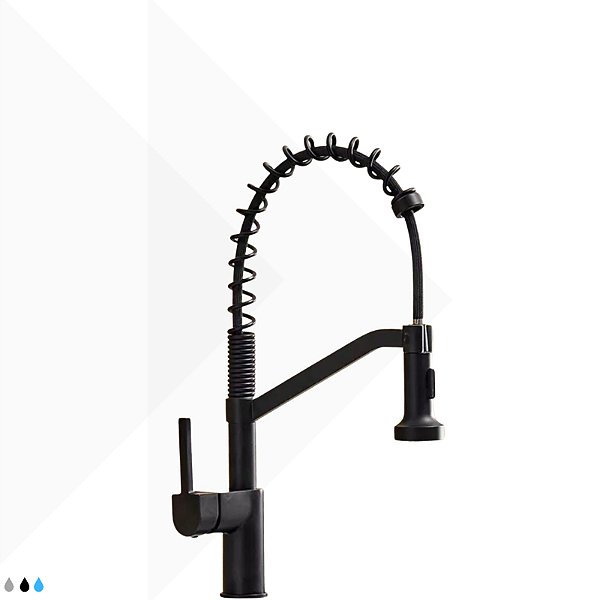 Torneira Monocomando Gourmet Lausanne - Black