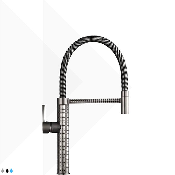 Torneira Monocomando Gourmet Varsóvia - Grey Escovado