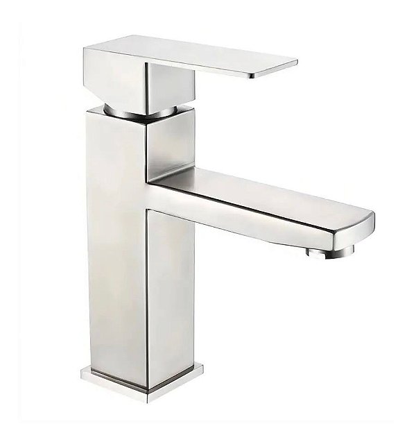 Torneira Monocomando Elegan - Aço Escovado