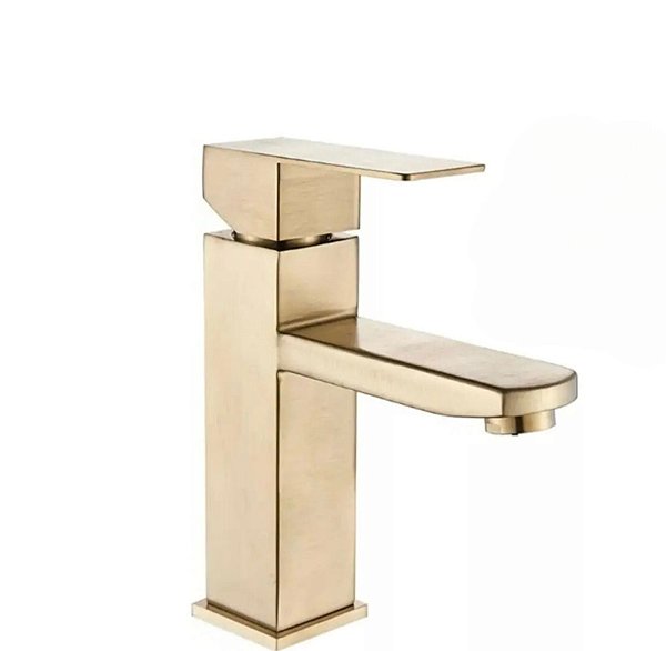 Torneira Monocomando Elegan - Ouro Escovado