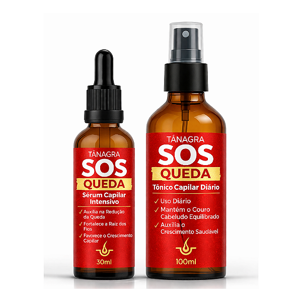 Kit SOS Queda Tânagra - Ataque + Manutenção
