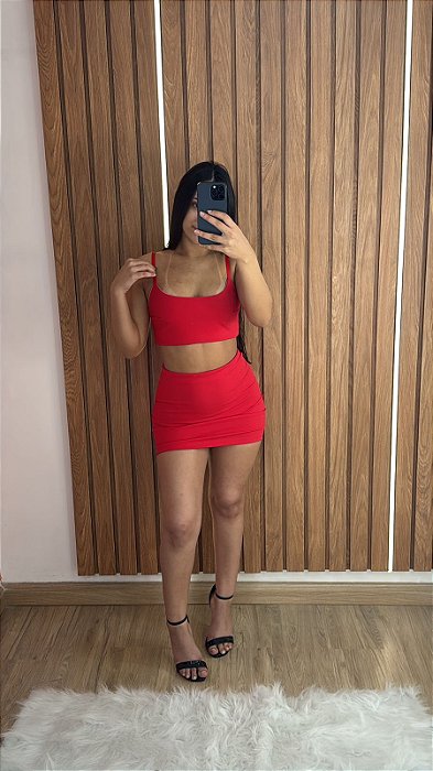 Conjunto Ana Vermelho