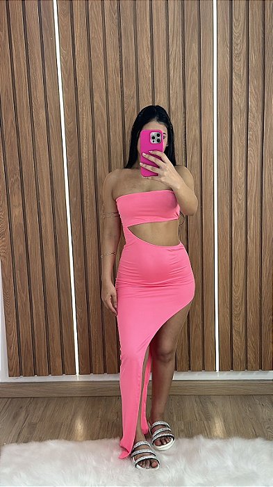 VESTIDO SERENA ROSA