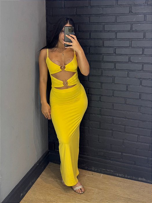 Vestido Noronha Longo