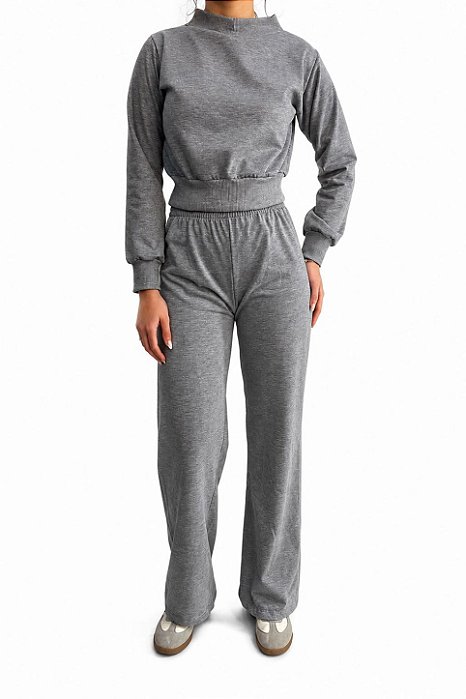 Conjunto Moletom Wide leg comfort