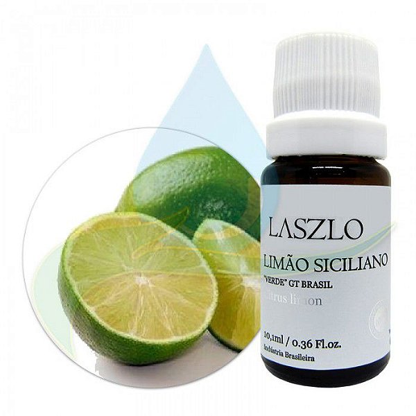Óleo Essencial de Limão Siciliano Verde  -  Laszlo - 10ml