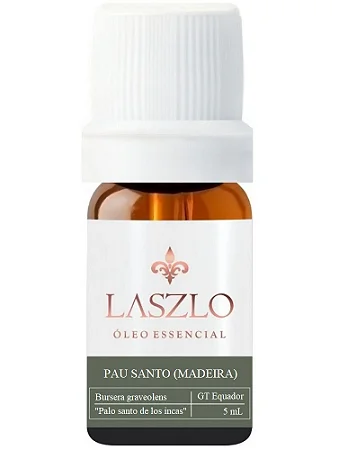 Óleo Essencial Pau Santo (Madeira) - GT Equador - Laszlo - 5 ml