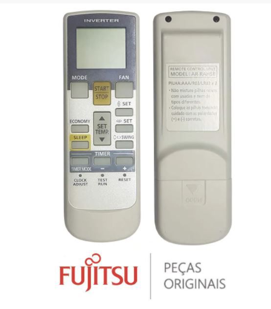 Como usar o controle remoto do ar-condicionado Fujitsu 