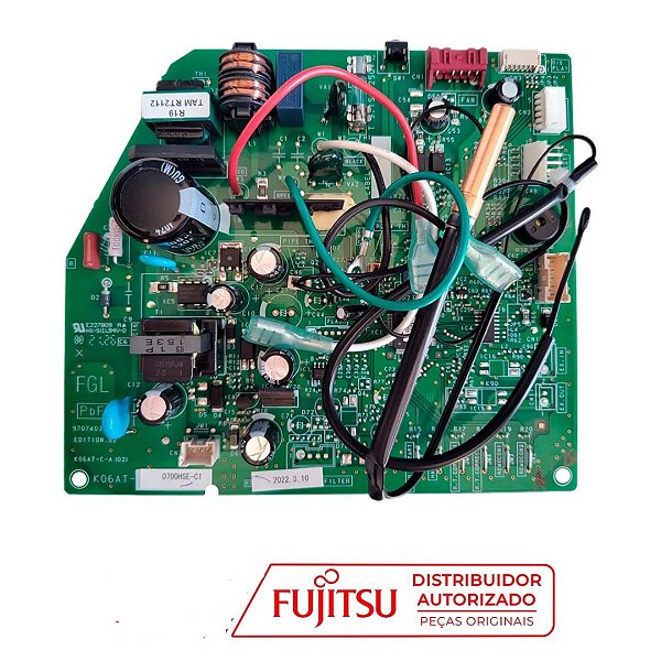 Placa Controle da Evaporadora Fujitsu ASBA07LACM