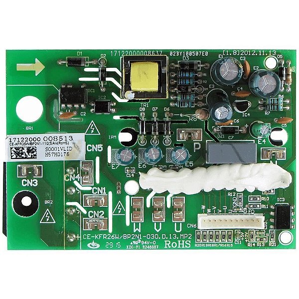 Placa Eletrônica da Condensadora Inverter Midea 38LVCB009515MC