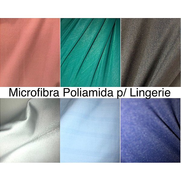 Tecido Microfibra Poliamida Premium p/ Lingerie 1,0x1,5metros