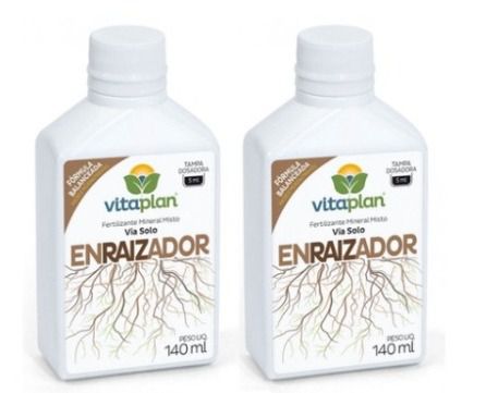 Kit 2 Fertilizante Enraizador 140ml Vitaplan