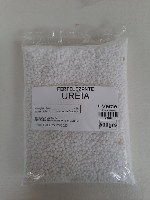Fertilizante Adubo Uréia Agrícola 500 Gramas