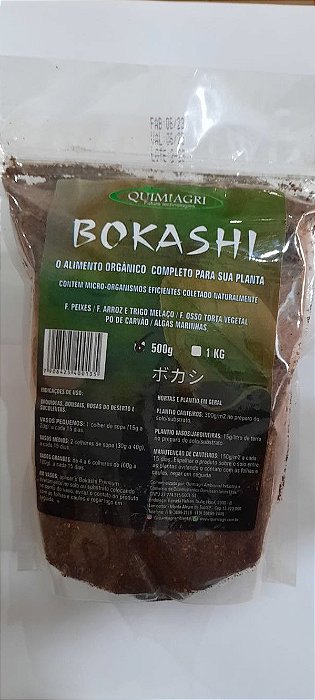 Bokashi Adubo Fertilizante composto orgânico e 100% natural 500gr