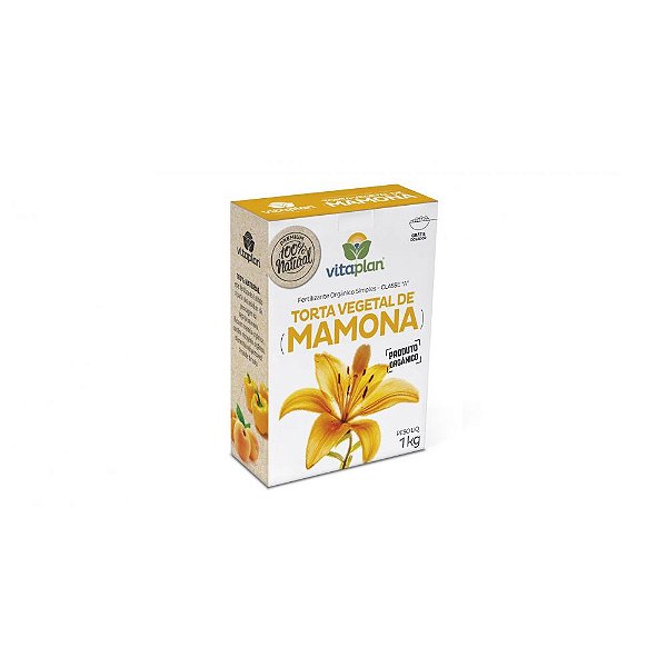 Fertilizante Torta de Mamona vegetal Vitaplan