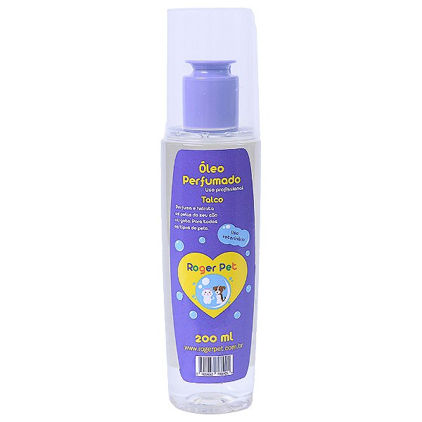 Óleo Perfumado Roger Pet 200ml Talco