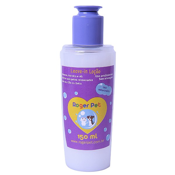 Leave-In Loção Roger Pet 150ml - Linha Profissional
