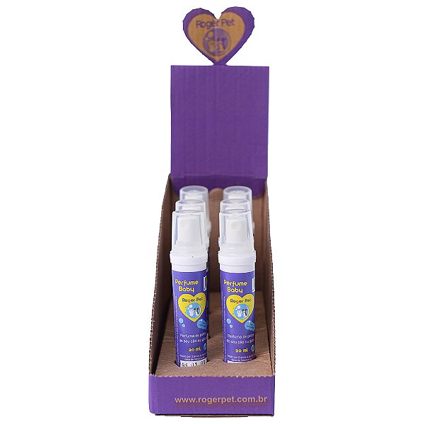Display Perfume Roger Pet 20ml 6 Un. Baby