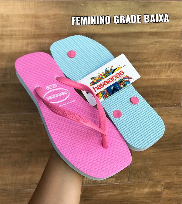 HAVAIANAS QUADRADA COR ROSA